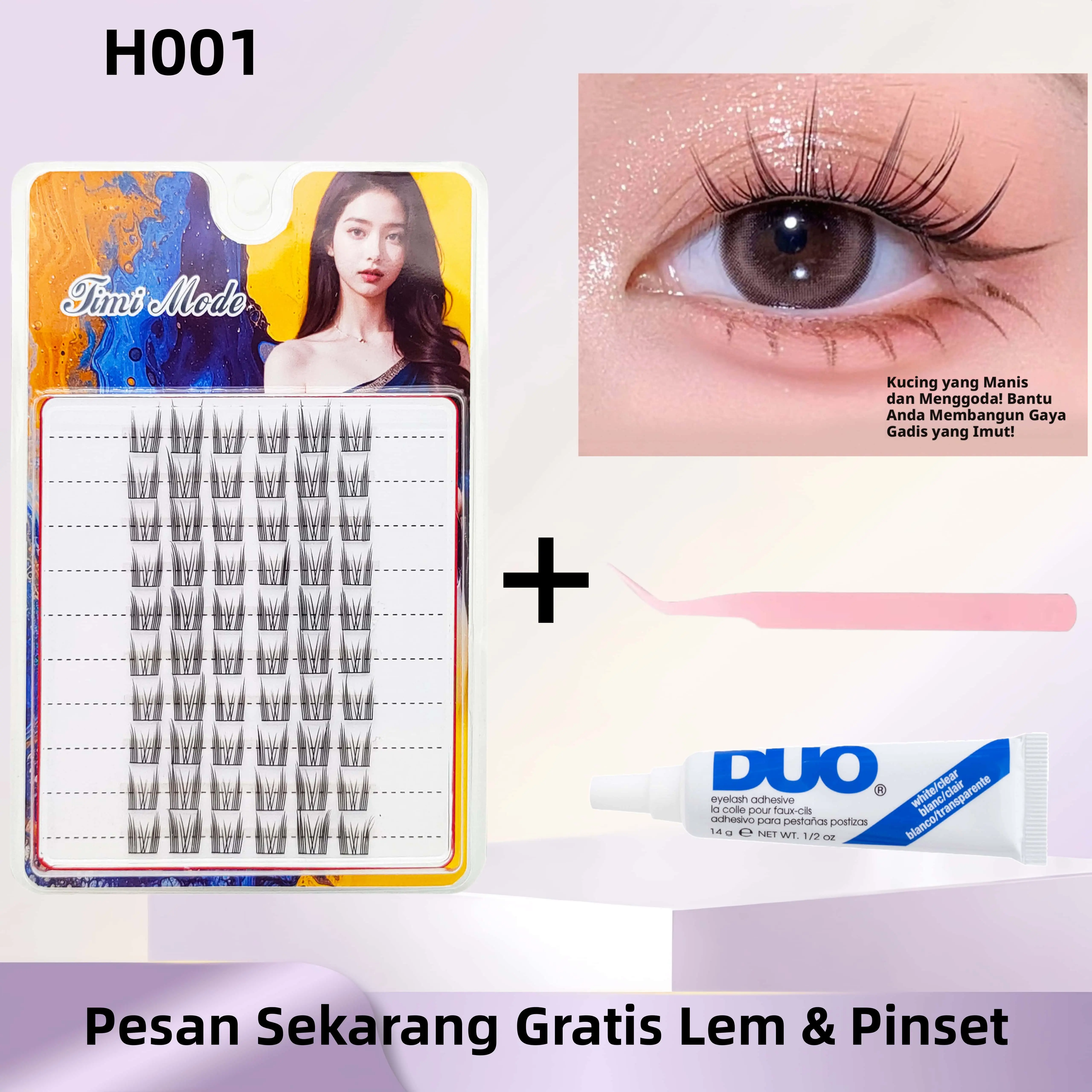 H001(Gratis lem dan pinset)