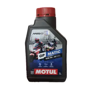MOTUL GP Matic 1L - Oli Mesin Motor 10W-40 4T dengan Teknologi API SL & JASO MA untuk Performa Optimal