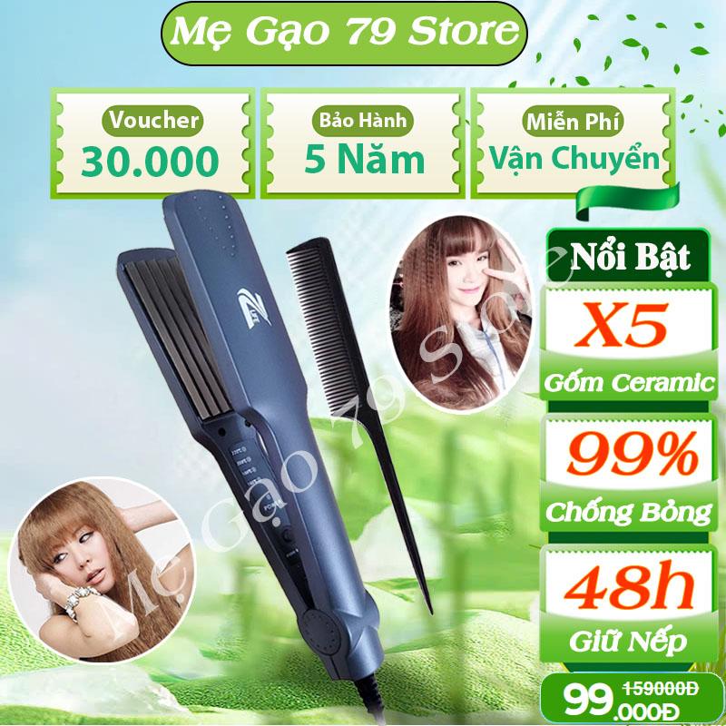 Máy Dập Xù, Máy Dập Phồng Tóc Zlife-339 Máy Dập Phồng Chân Tóc Dành Cho Nữ Chỉnh Nhiệt Theo 4 Mức Nhiệt Từ 160-220 Độ C