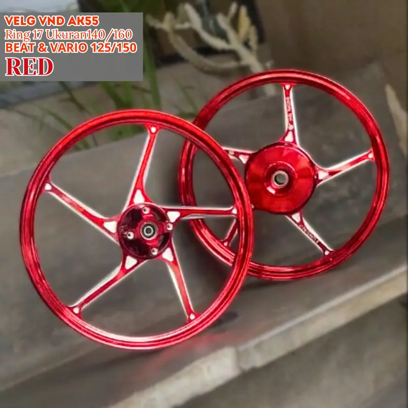 Velg VND AK55 Ring 17  AEROX/JUPITER/MXKING/MXDD/BEAT/ VARIO 125/150 MIO M3 1