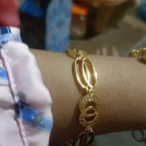 SET PERHIASAN MAKARENA LAPIS EMAS 24k PERMATA C DEWASA