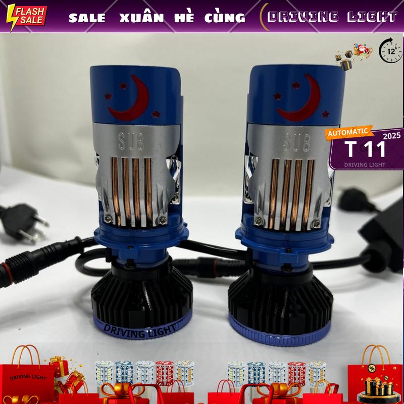  Đèn LED Pha Bi Cầu Mini T11  U8-SU8  85W MT New 2024 Siêu Sáng  Chân H4+ Sạc Độ Tăng Dòng HCE Kèm Dây Nguồn Lắp Đặt Cho Ô Tô Xe Máy Titan led,đochoixemay,sirius,ex,win,wave,ledbicau Đèn Pha Phụ Tùng Vietnam Multicoloured Headlight Bulbs  LED  