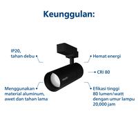 Gambar Philips LED Projector ST033T Track Light Hitam 10W 4000K Putih Netral 36D dari Philips Lighting Indonesia Kota Administrasi Jakarta Utara 3 Tokopedia