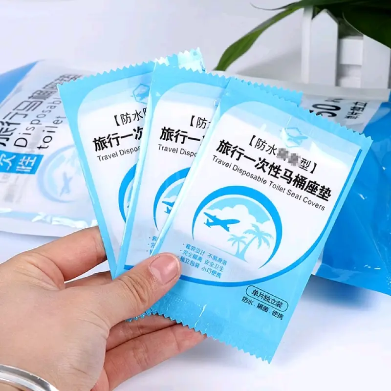 TRAVEL TOILET SEAT COVER DISPOSABLE / ALAS DUDUK KLOSET TOILET PLASTIK /ALAS DUDUK TOILET 1