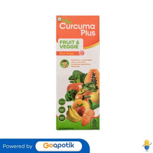 Gambar CURCUMA PLUS FRUIT & VEGGIE RASA JERUK SIRUP 100 ML dari Apotek Hidayah Suci by GoApotik Kab. Gresik Tokopedia