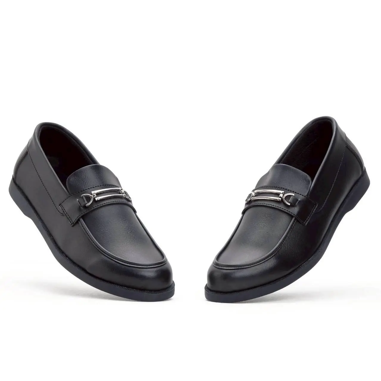 Ceris Base Black || Sepatu Formal Pria Pantofel Loafer Hitam Kasual Kerja Kantor Kuliah Pesta