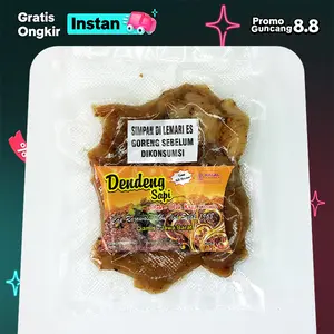 Dendeng Jando/ Lemak/ Bukan Daging - 100 gram - cap Rajawali - Recommended Halal Terlaris Camilan Makanan