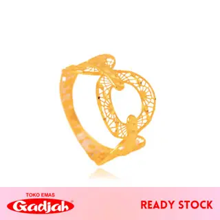 Cincin Emas 3 Lingkaran Dubai - SUPER SERIES - Sangat Besar & Sangat Ringan - Toko Emas Gadjah