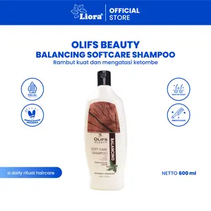 OLIF Soft Care Shampoo (Balancing) - 600ML | Haircare Shampo dengan Kondisioner untuk Mengatasi Ketombe, Merawat Kesehatan Rambut, Menyeimbangkan Kulit Kepala, dan Membuat Rambut Lembut dan Segar