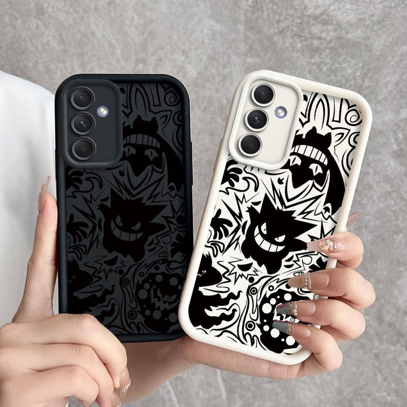 softcase soft case casing hp Samsung A55 5G,Gengar,Paket lengkap,kreativitas,coveringcasing,Mode,tren,Kartun,kepribadian Ponsel Protection 0