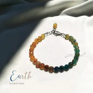 Earth - Cutting Gemstone - 6mm
