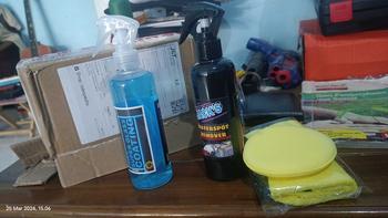 Product Review of Jacks Paket Ampuh ( Perawatan Mobil Efektif Hilangkan Jamur Kaca dan Pelindung Kaca Mobil ) All Varian 250 ML Spons dan Kain Microfiber from D**8 1