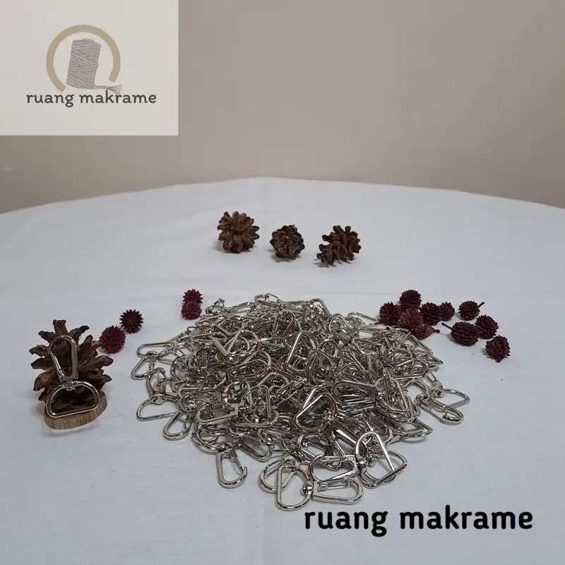[10pcs] kait pengait tas cantelan kait gantungan kaitan kawat ukuran 2cm kew kew 0
