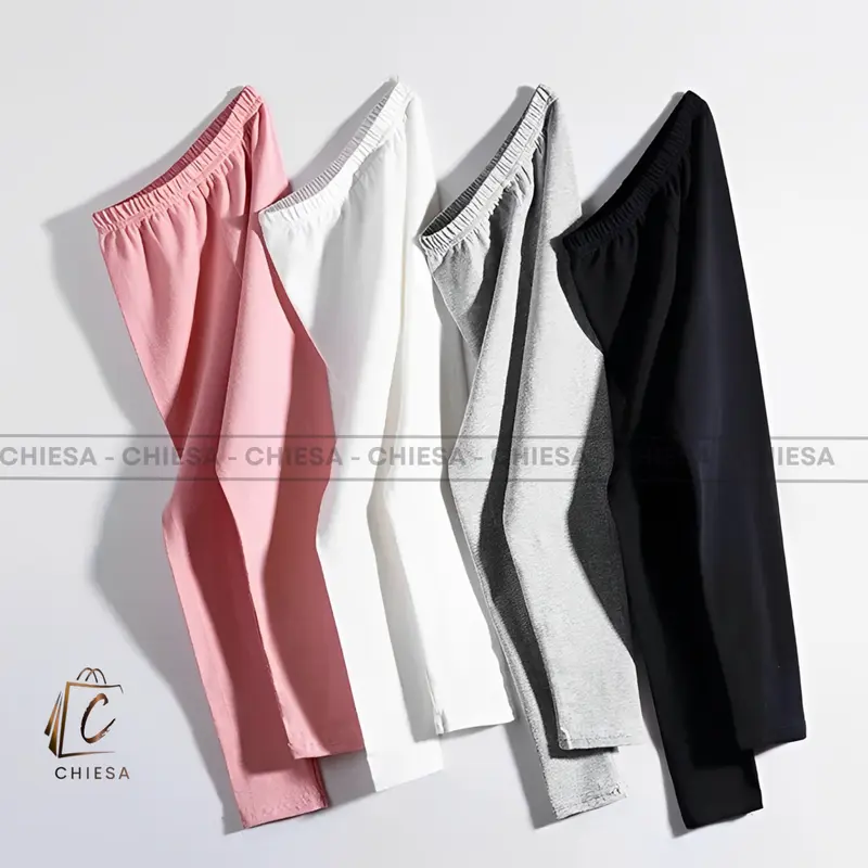 Paket Extra Hemat Isi 6pcs Legging anak perempuan Soft Rayon Kaos Usia 3 s/d 15thun Celana Leging Anak Perempuan Polos Slim-fitting Fashion 2