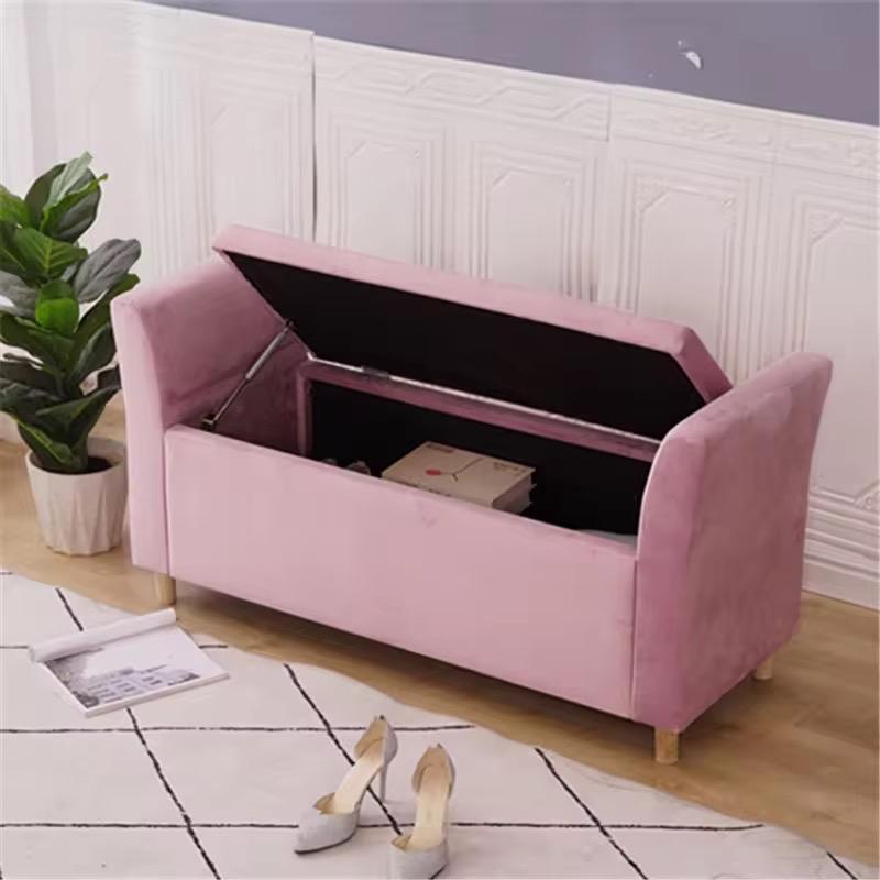 SOVIA- sofa multifungsi sofa penyimpanan sofa ruang tidur sofa kaki kayu sofa cantik sofa murah 5