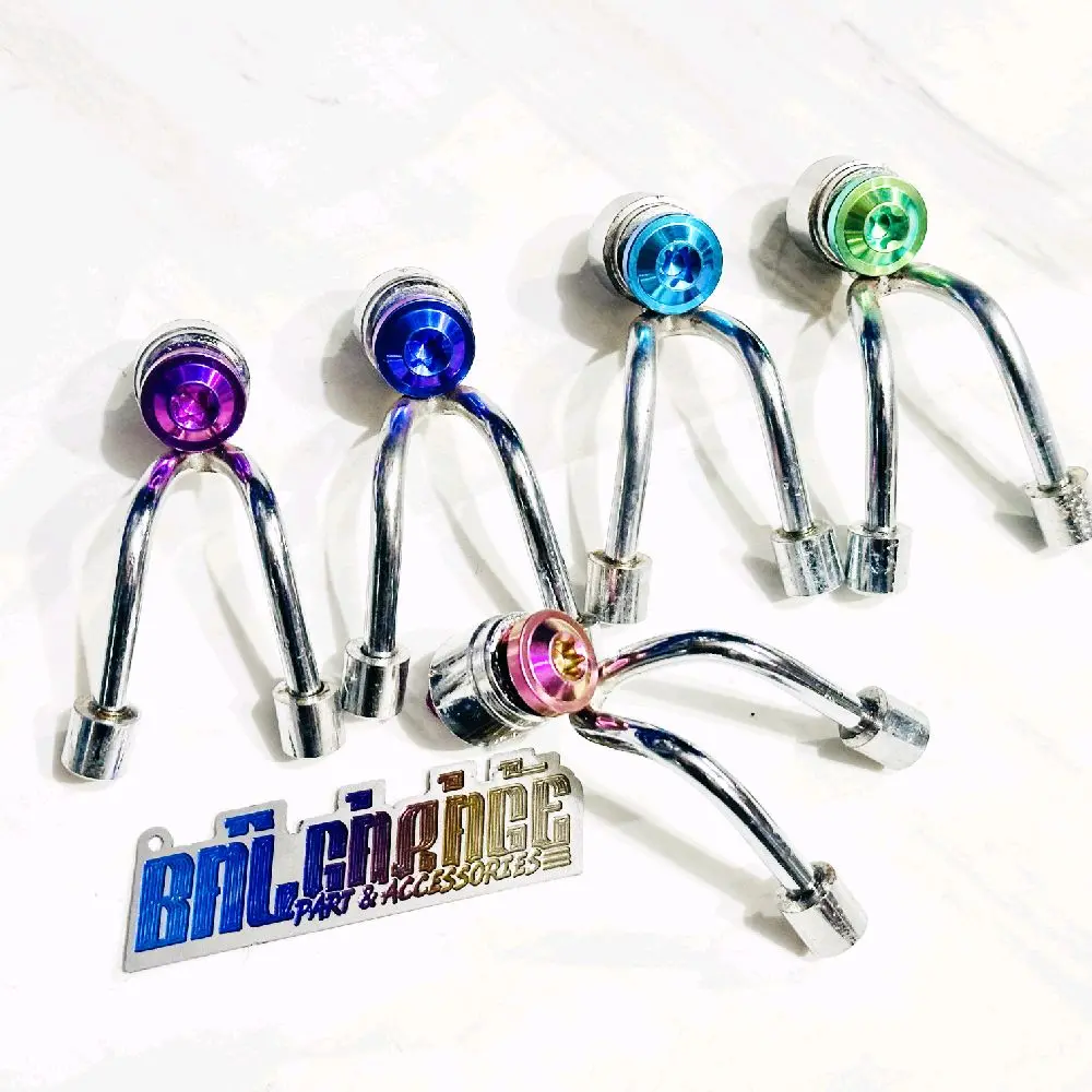 gantungan barang cagak Crom+baud titanium Motorcycle