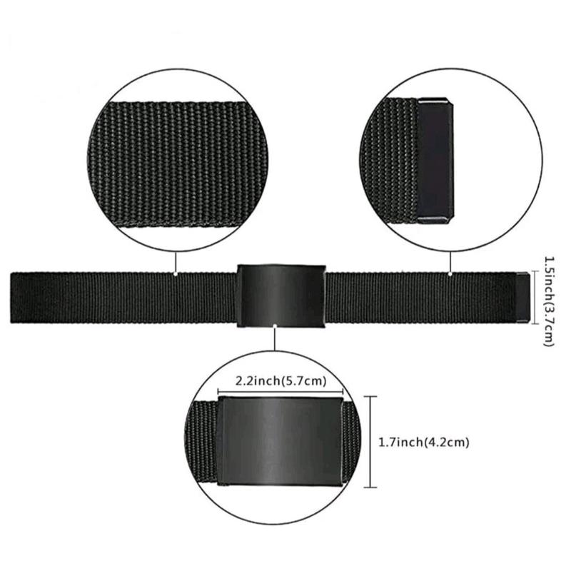 Ikat Pinggang Pria Kanvas(GRATIS DOMPET) Ikat Pinggang Kanvas Polos 3