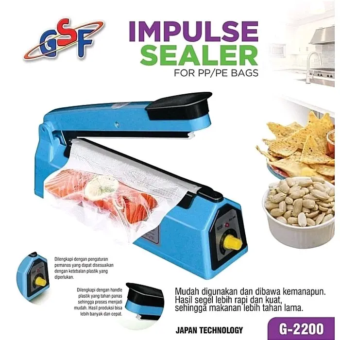 Impluse  Sealer GSF / Alat Press Plastik Listrik Vacuum 0
