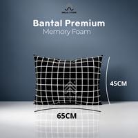 Gambar Bantal Guling Memori Foam Set Bundle Premium Quality Variasi kotak Hitam - Bantal dari Melia Store Mattress Kab. Tangerang 2 Tokopedia
