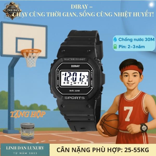Đồng Hồ Nam Thủy Quân Lục Chiến | Điện Tử Thể Thao – Đèn LED – Chống Nước 30M |…