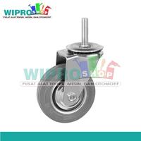 Gambar WIPRO Roda Karet Abu Mod.Tusuk 4" H (12100G) Roda Karet Abu Mod.Tusuk 4" H (12100G) dari wiproshop Kota Surabaya 1 Tokopedia