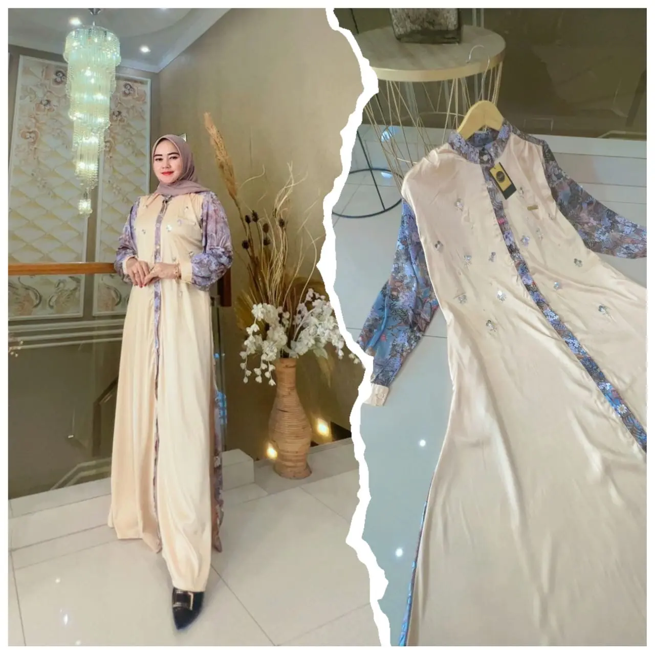 Zulfa Dress sutra Shilk (no hijab)