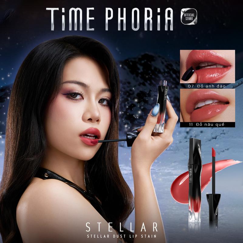 TIME PHORIA -STELLAR DUST LIP STAIN 5ML | Matte gloss lipstick | Long-lasting,…