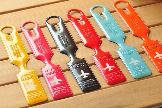 Product Introduction of 1/2pcs PVC Strip Luggage Tag Boarding Pass Portable Checked Pendant Luggage Case Anti-loss Tag Identification Tag Travel Accessory 5