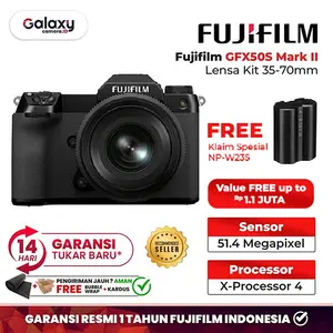 Fujifilm GFX50S II Kit 35-70mm Fuji GFX 50S Mark II Garansi Resmi