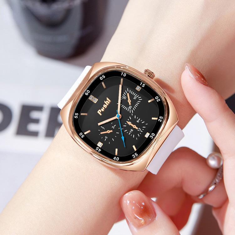 Product Introduction of Jam Tangan Wanita, Gaya Preppy, Silikon Pelajar, Tampan, untuk Wanita 8
