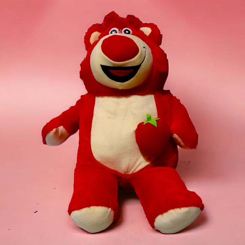 Boneka Teddy Bear Lotso Strawberry Lucu Mainan Kado Ulang Tahun Ukuran L Toys Dolls Plastik 3