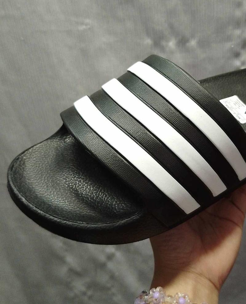 Product Introduction of New ADIDASESSS foam slides comfy everyday wear (PLUS 1 size sa malapad ang paa) Footwear Slippers Comfort tsinelas Sandal Summer Flipflop Boy Women 10