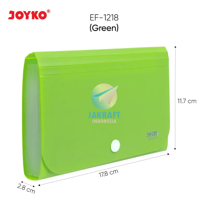 (1 Pcs) Map Harmonika A6 Dompet Plastik Expanding File JOYKO EF-1218 Giro Cek Bill Kwitansi Nota 5
