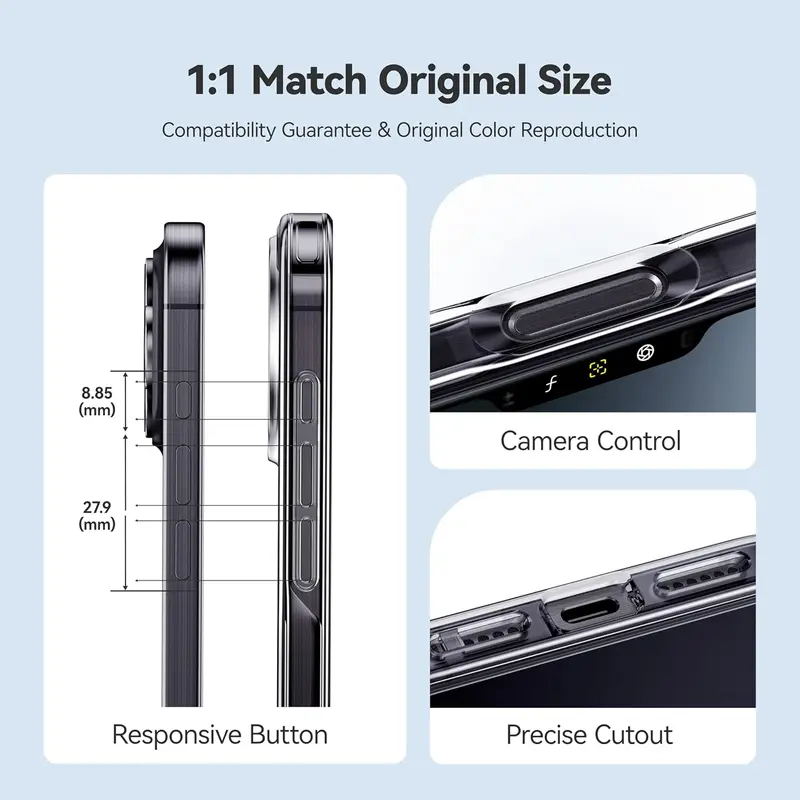 Case for iPhone 16 15 14 Pro Max Plus OXYGUARD Proguard Clear Magsafe Anti Crack Protection Softcase Casing Cover 4