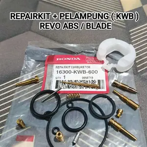 REPAIRKIT + PELAMPUNG ( KWB )HONDA REVO ABSOLUTE BLADE LAMA BLADE NEW 110 REVO FIT PLAMPUNG KARBURATOR REPARKIT ISI KARBU HIGH QUALITY KUALITAS TERJAMIN
