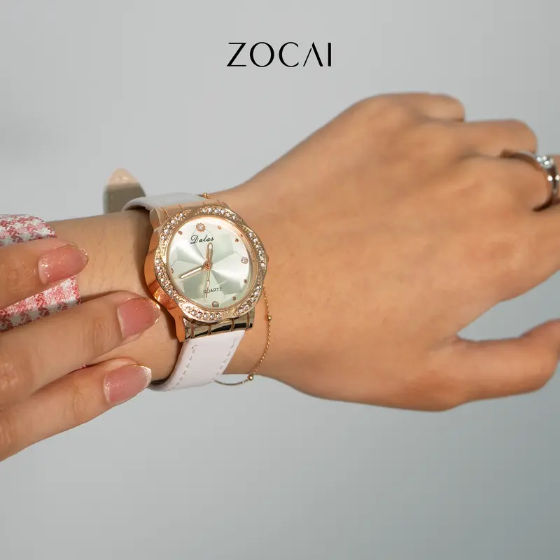 OS6-J27 Jam Tangan Wanita Cewe Simpel Dan Elegan Mewah Kekinian Keren Murah Kulit Tahan Air Bergaransi 1 Tahun High Quality Qualitas Tinggi COD Free Box Watches 2
