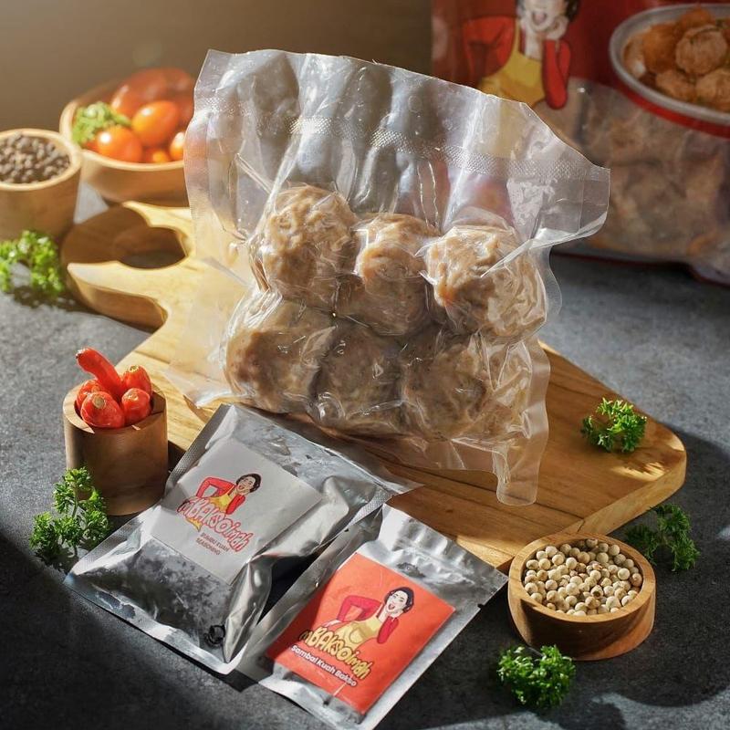 mBAKSOimah Paket Nyai Randa (2 Pack Tahu Bakso dan 2 Pack Bakso Urat) 3