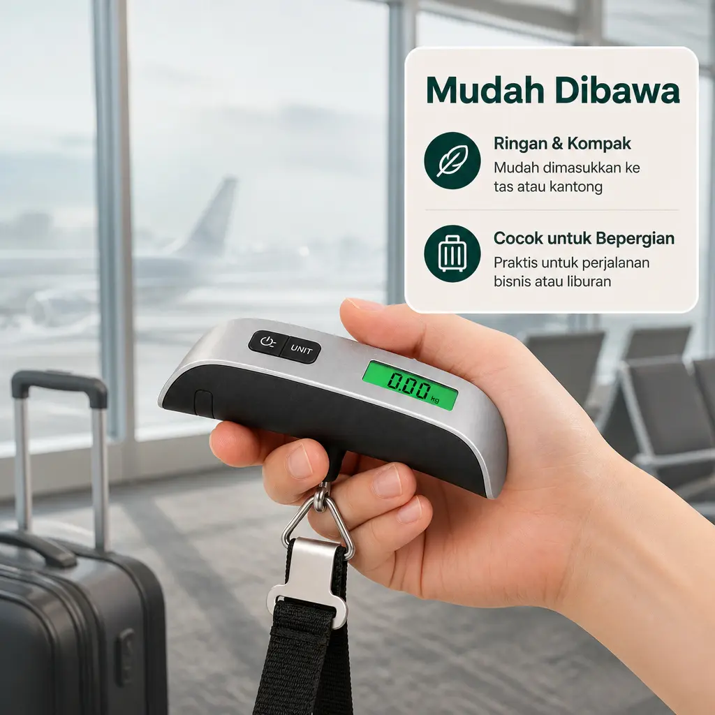 Timbangan Koper Tas Gantung 50kg Digital Electronic Luggage Scale
