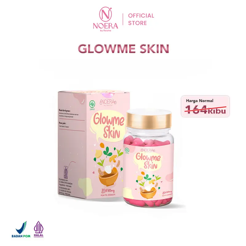 [BEAUTYVAGANZA] Triple Whitening l Paket 2 Glow Me Skin + 1 Glutha Booster 5