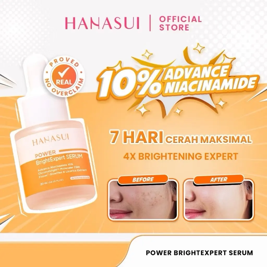 ￼Hanasui Pwr Bright Expert Serum 10% Niacinamide 20ml/Serum Hanasui