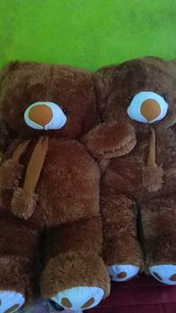 Product Review of boneka teddy bear syal telapak 75cm from I**0 0