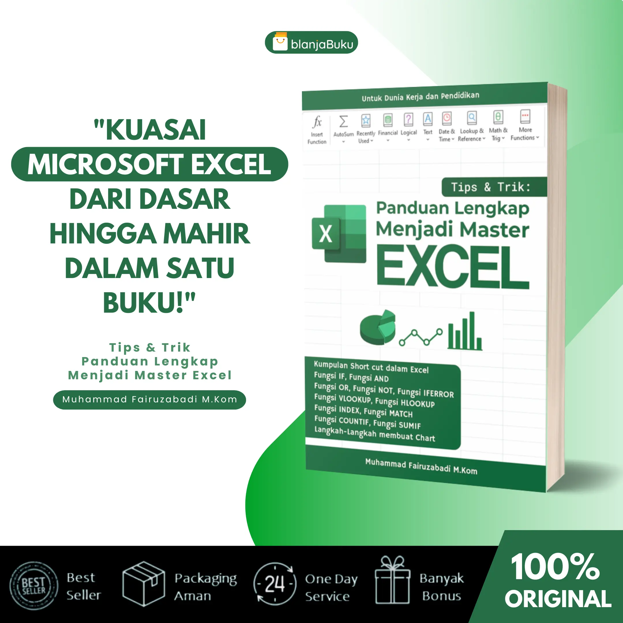 [BlanjaBuku] Buku Tips & Trik Panduan Lengkap Menjadi Master Excel | Buku Excel | Yash Media