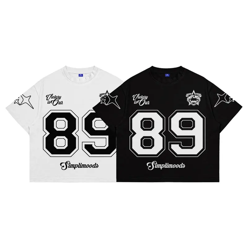 [COD] Kaos Boxy Oversize Baju Jersey Pria dan Wanita Cotton Combed 24s Full Tag Original Simplimoods Best Seller 0