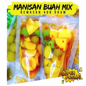 KNY Manisan Buah Campur Mix 400 Gram Asinan Buah Cianjur Segar - Food, Makanan