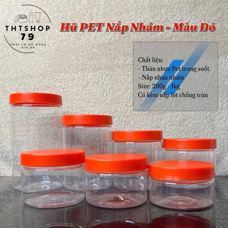 [Giá sỉ] Combo 10 hủ pét- nắp nhựa- có nắp lót chống tràn - hàng loại 1 (bóng đẹp) 2