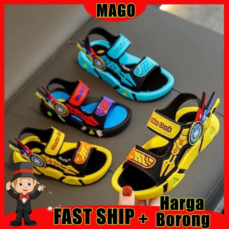 【Malaysia Seller】Mago *Size 21-35* Boys Sandals Kids Slippers Kasut Raya Budak Kanak Lelaki (1102)