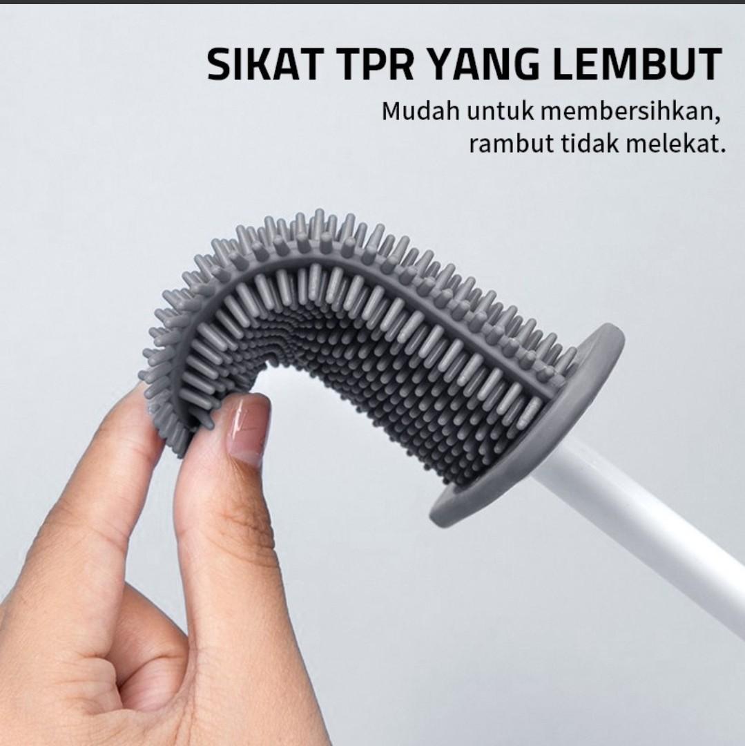 Sikat Toilet 2 in 1 Kepala datar