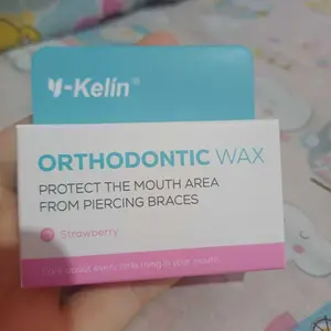 Y-Kelin Wax Ortho Lilin Behel Gigi 5 pcs Box Kaya Vitamin E & B3 Pelindung Sariawan Resmi FDA Food Grade