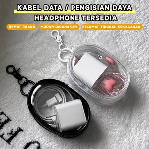Tas penyimpanan kabel data, kotak penyimpanan perjalanan portabel transparan tahan air, tas penyimpanan aksesori digital multifungsi, tas penyimpanan pengisi daya earphone, tas klasifikasi portabel, artefak penyimpanan kantor rumah dan perjalanan