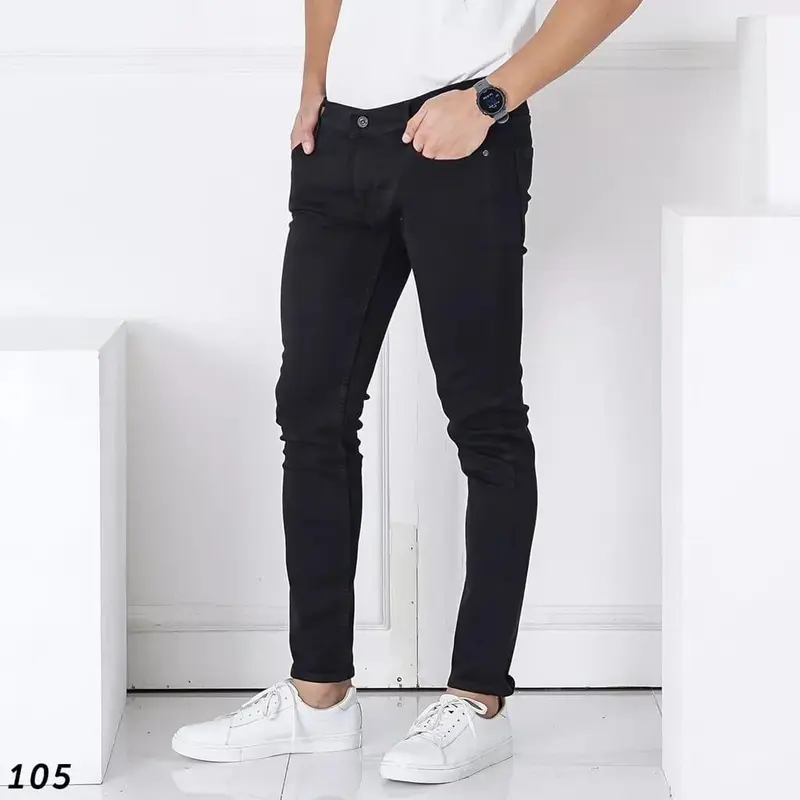 Celana Jeans Panjang Pria Streach Melar Dark Grey Pensil Skinny Distro Premium Korean Style Size 27-38 5